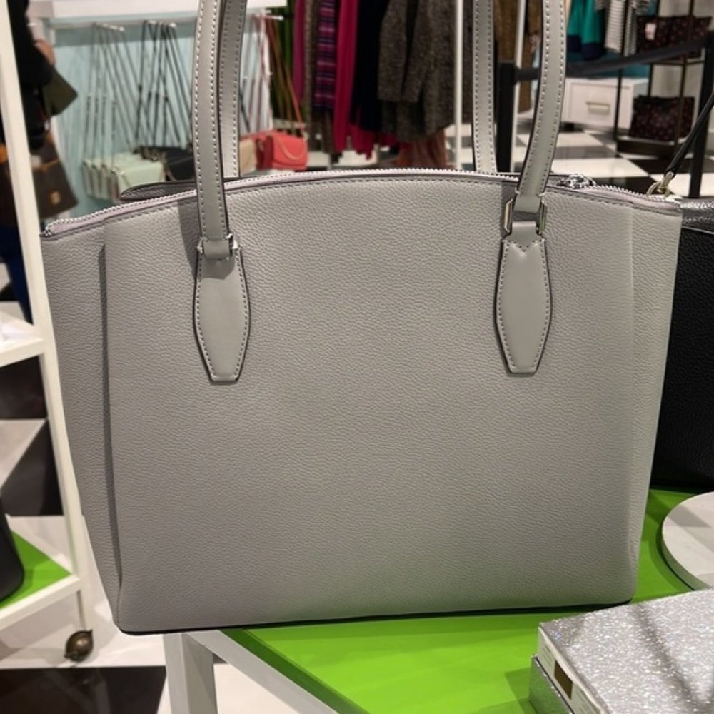 Kate Spade Monet Large Compartment Tote Nimbus Grey - Picture 8 of 16